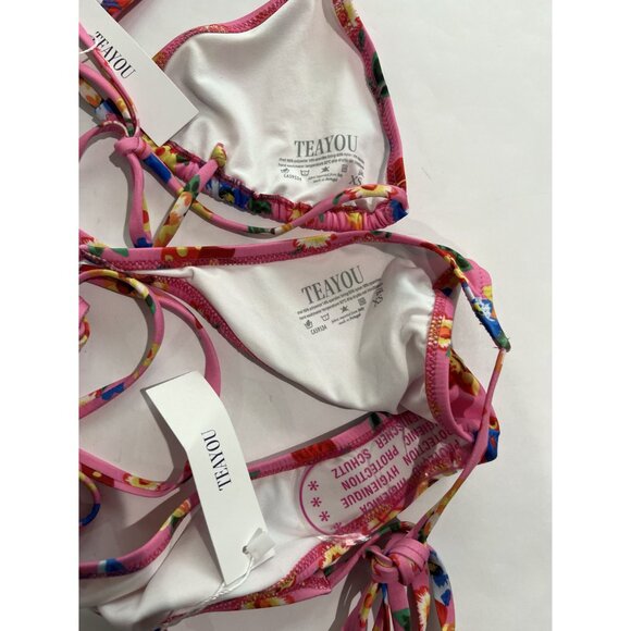 TEA YOU Demi Top & Iris Bottom Bikini Set in Plumeria - Picture 5 of 5